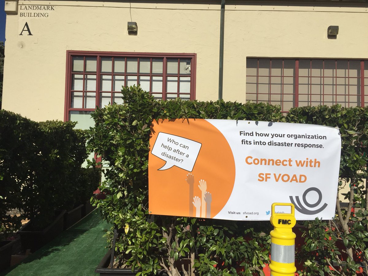 SFVOAD's tweet photo. We are about to kick off our event The Caring Side of Mass Care @FortMasoninSF in Building A https://t.co/6Um4KBcNzm