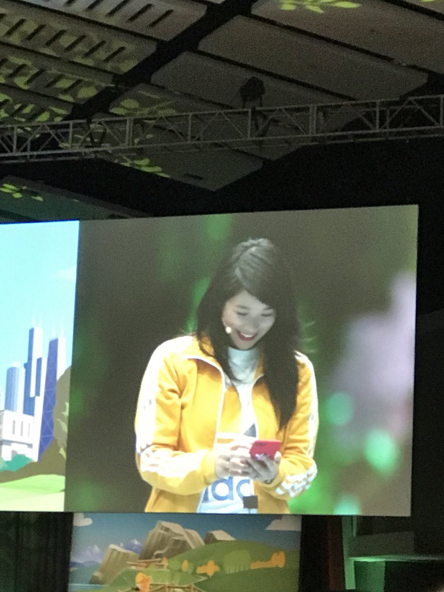 Fangirl <a href="/mslauraliu/">Laura Cruickshanks</a> demoing adibot.  <a href="/addidasorignal/">adidasoriginals</a>