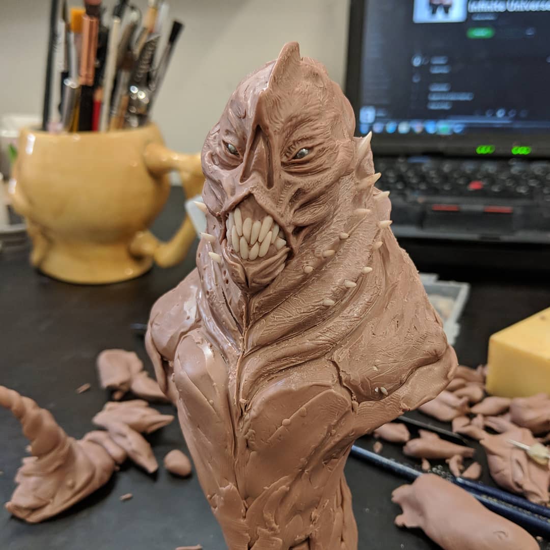 Monster Clay on X: Monster Clay Sculpt of the Day 01/01/19