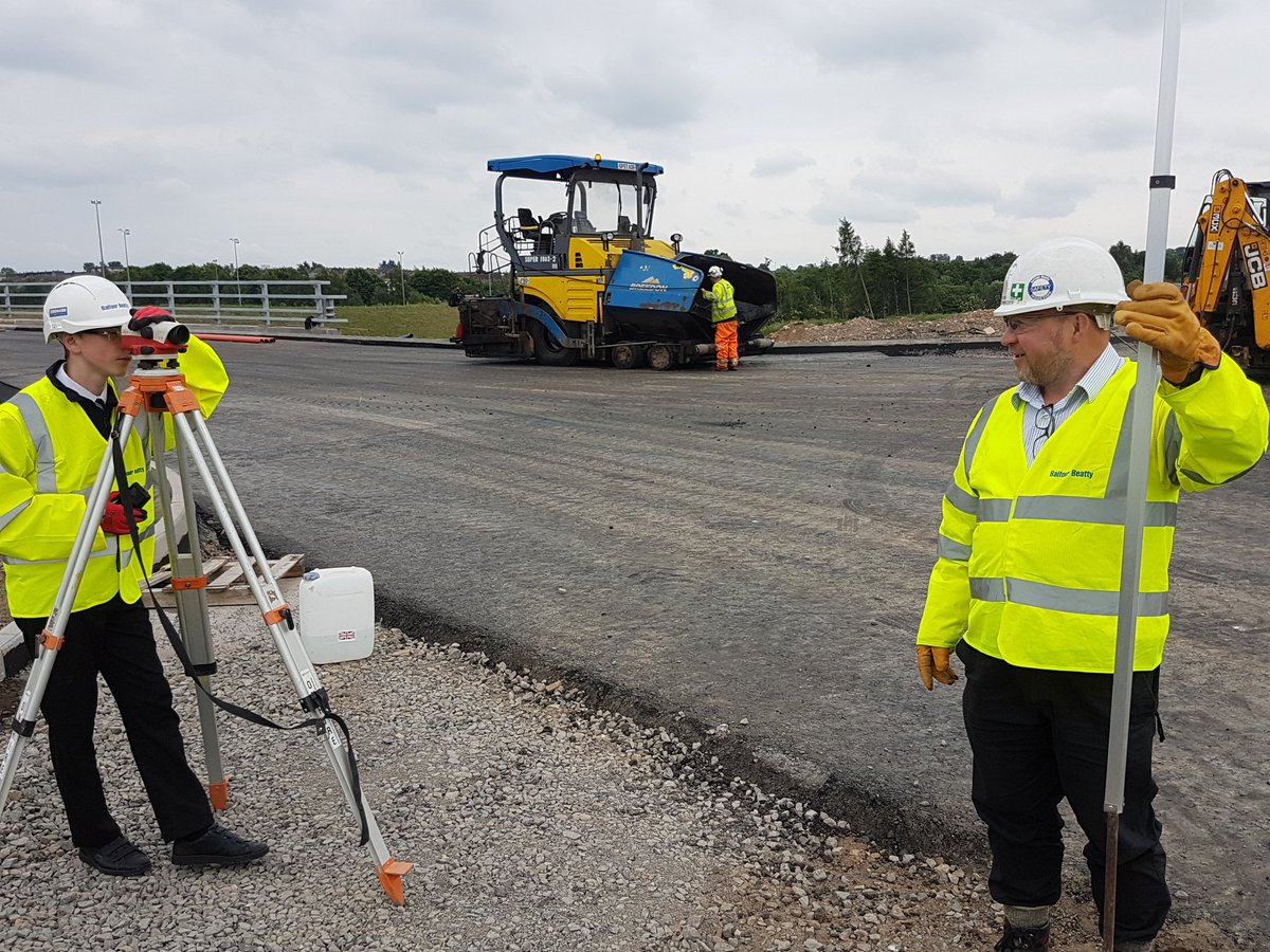 perthacademy's tweet photo. Our DEC! class enjoyed a fantastic visit to @balfourbeatty site on the A9 at Bertha Park. Thanks to Ken Brown for this opportunity. Superb experience and learning for engineers of tomorrow. @DYW_PandK #widerhorizons #workplaceexperiences https://t.co/pOvYfDhfTC