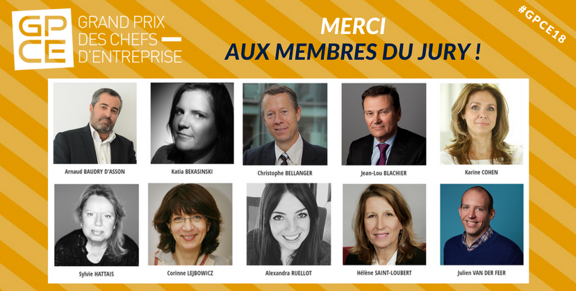 Beaboss_mag's tweet photo. 👏Merci aux membres du jury 2018 du Grand Prix des Chefs d'Entreprise
@RsoEntreprendre @medef @businessfrance @CPMEnationale @coursier_com @FCEFrance @UpCoop @CroissancePlus @JulienVDF
A ce soir !
#GPCE18 https://t.co/RAPC1LRs85