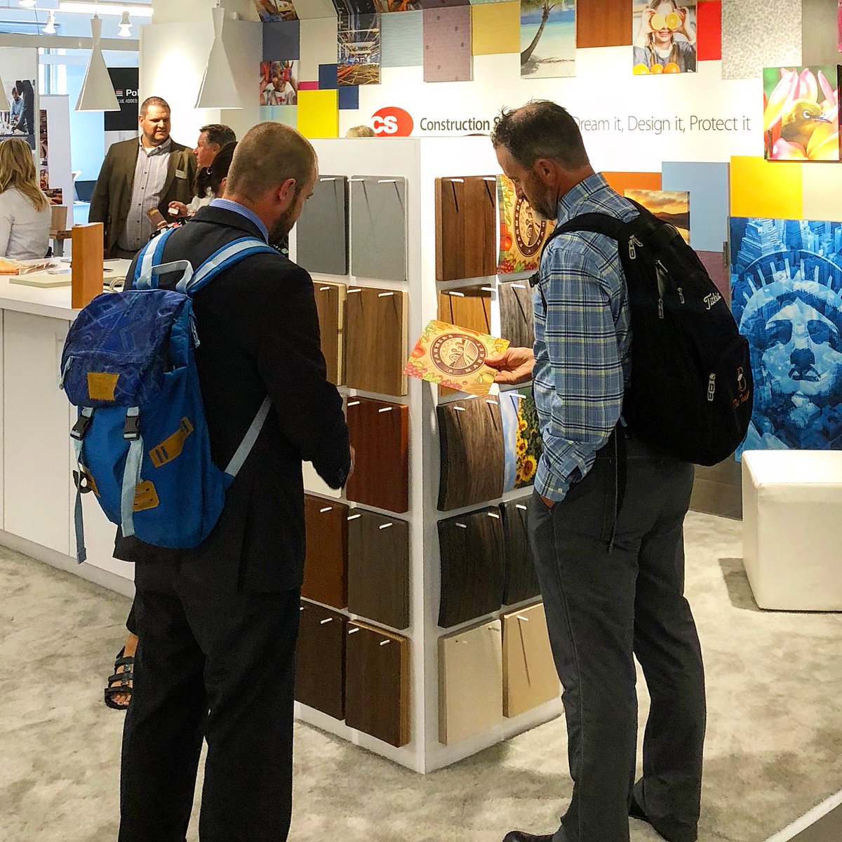 csinconline's tweet photo. We always have #design solutions. And today, we have samples - head to our #NeoCon50 booth to touch, feel, and see firsthand what makes CS solutions the product of choice for designers. #IDNeoCon https://t.co/czfWOTIxfQ