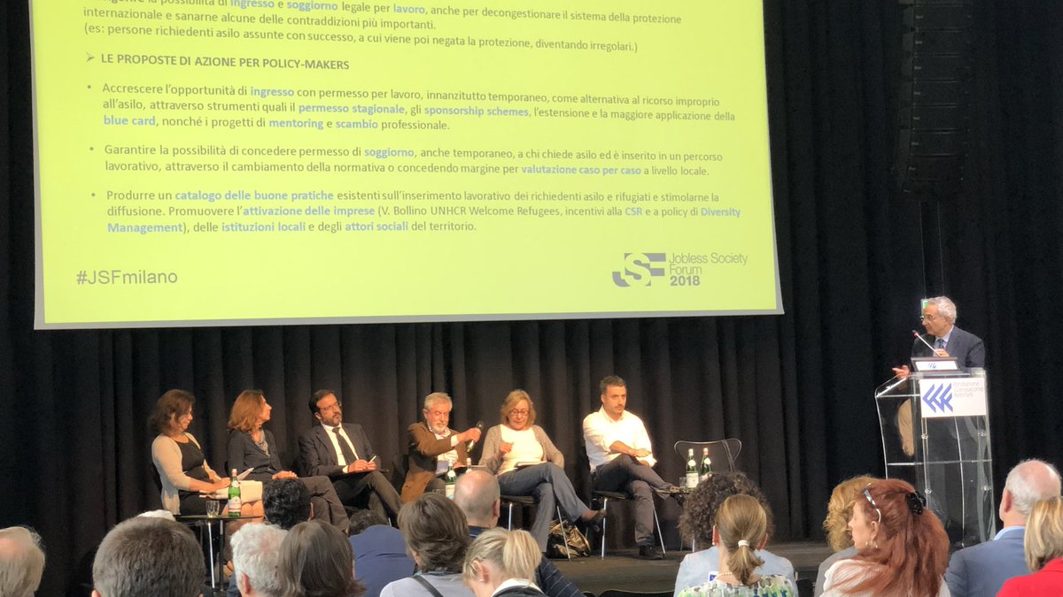 FondAccenture's tweet photo. Enrica Morlicchio: “La giustizia sociale è anche efficienza economica. Perché vuol dire prevenire i costi di poi” #JSFmilano #reshapingworkforce https://t.co/hi7DMaL27j