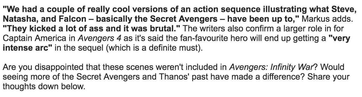 Doris820813's tweet photo. #MoreSteveBuckyInAvengers4 
Busy at work,and busy to live a life,but some pities will be left over for a long time. Now i just hate it when Marvel says ↓.Could you please don't do this again?If he's not,don't say it.@Russo_Brothers  @MarvelStudios  @Kevfeige https://t.co/SEnEaD53uk