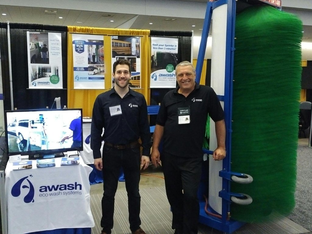 awashsystems's tweet photo. Come and visit the father &amp; son duo of Awash Systems at the @CTAAEXPO in booth 216! #vehiclewashing #buswashing https://t.co/AdCucbY4tP