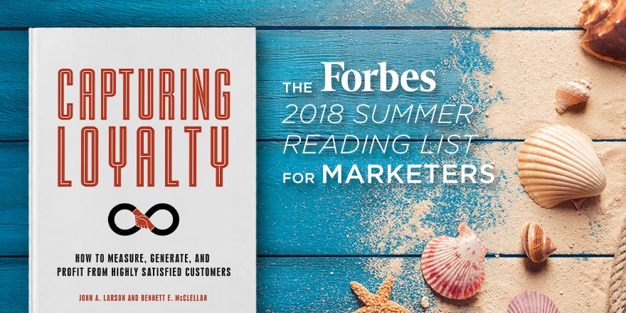 captureloyalty's tweet photo. I’m honored #CapturingLoyalty was included in @Forbes #Summer Reading List for Marketers in an incredible list of books for #BusinessLeaders & decision makers. Now I have some reading to do! https://t.co/bgL9MnEeDU
Thank you @KimWhitler! https://t.co/MJ4lN7FOhK
