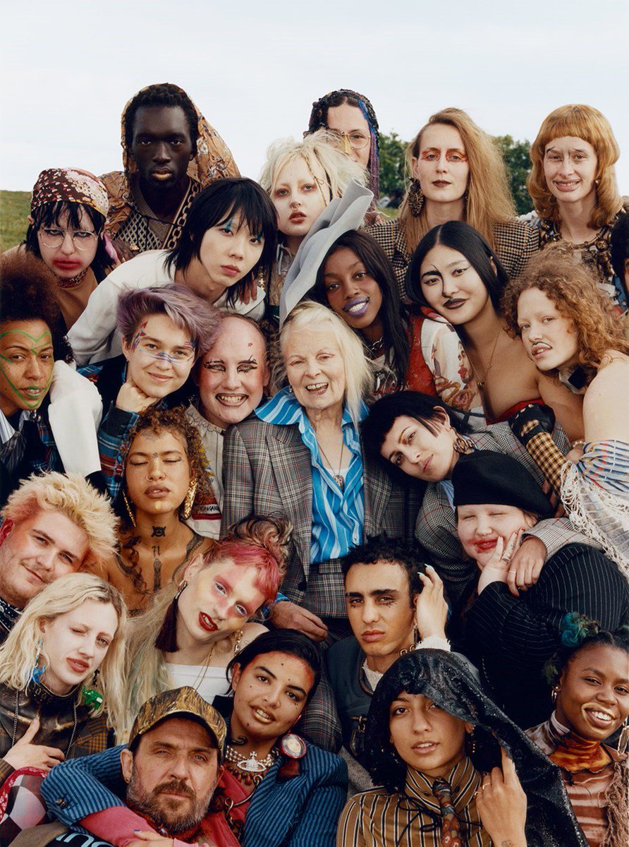 Dazed's tweet photo. “I’m a punk because I’m a fighter. I can’t help it” – after five decades fighting the system, Vivienne Westwood answers questions from a new generation of revolt.

Taken from our summer 2018 issue – out TODAY 🎉
https://t.co/1eHrSRJ0Cf https://t.co/RJN9D1J3O6