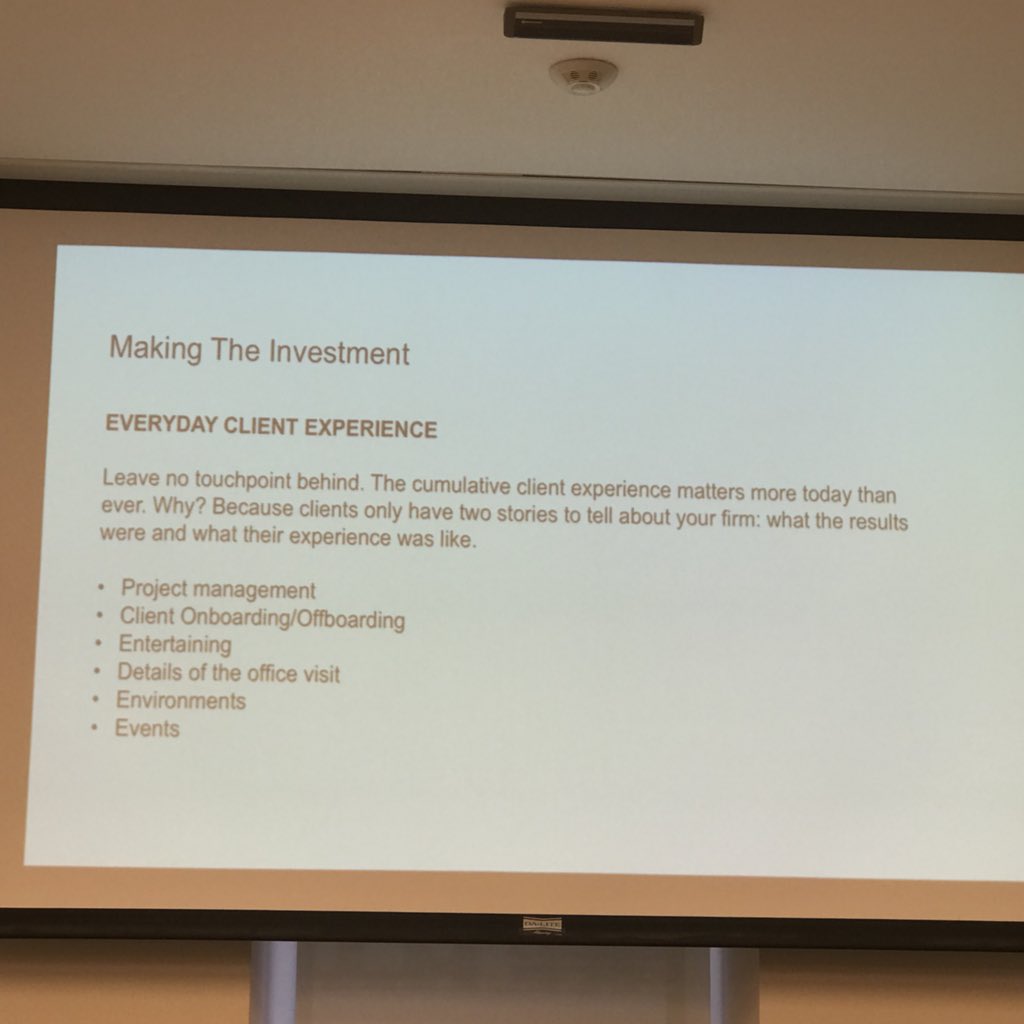 StefanieMarrone's tweet photo. Don’t forget the micromoments! Every touchpoint is important in the client and recruiting experience from the messy papers on your desk, the plants in the lobby, to how receptionists greet clients. Everything matters especially in today’s social media world #GroPro2020 @OneNorth https://t.co/14OsBPqLfT