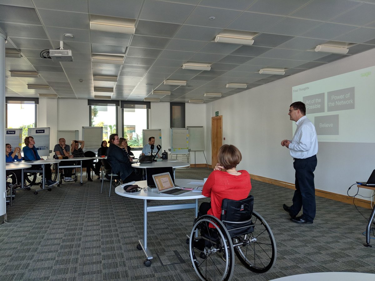 Privaliged to host our first @backuptrust employment skills workshop today in #Newcastle 
Our very own @chrisrauch kicking off day 1 focussing on #ArtOfThePossible and why he's so passionate about the amazing work the charity do. @sagefoundation #PowerOfTheNetwork #Employment