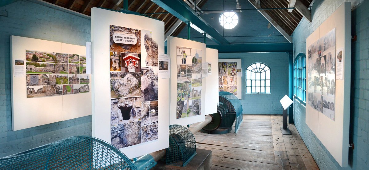 ChrisForsey1's tweet photo. Well its "Hung, drawn and quartered" my @RdgAbbey exhibition is up... mucho excited about the Abbey opening and #ReadingWaterFest this Saturday #rdguk https://t.co/6kILBt9FUV