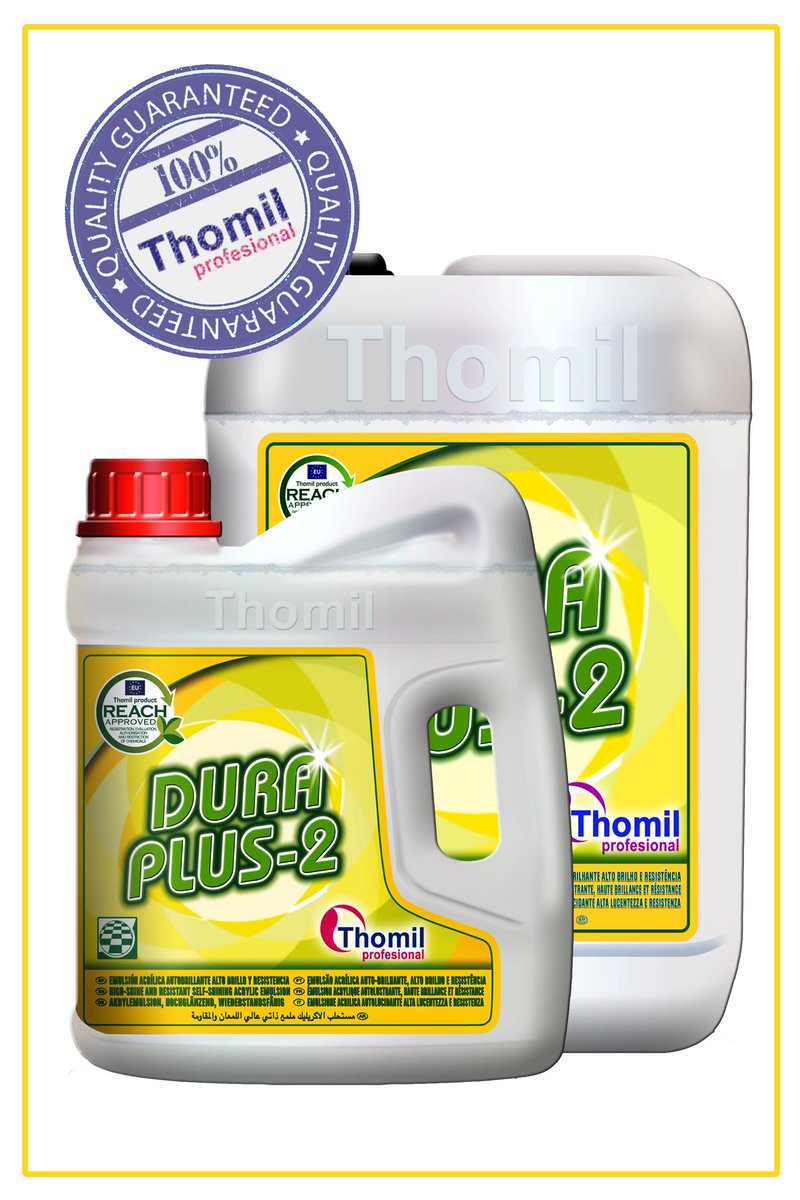 ThomilPro's tweet photo. DURA PLUS-2 Cera acrílica autobrillante. Consigue un alto #brillo para tus suelos. Resultados RELUCIENTES! https://t.co/ojosyzBmwD #protección #abrillantado #suelos #duros #mármol #terrazo #cemento #piedra #gomas #acrílicos #plásticos #LimpiezaProfesional #Limpiezapro #Thomil https://t.co/3WPpNxHm9G