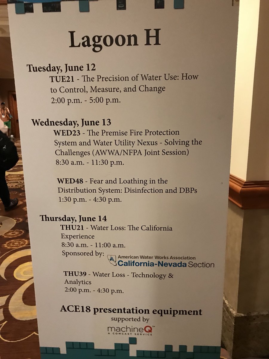 NFPA's tweet photo. The joint education session between @AWWAACE and #NFPAConf is going on now covering how to solve the challenges of the fire protection system and water utility nexus. https://t.co/DIR9HFATZX