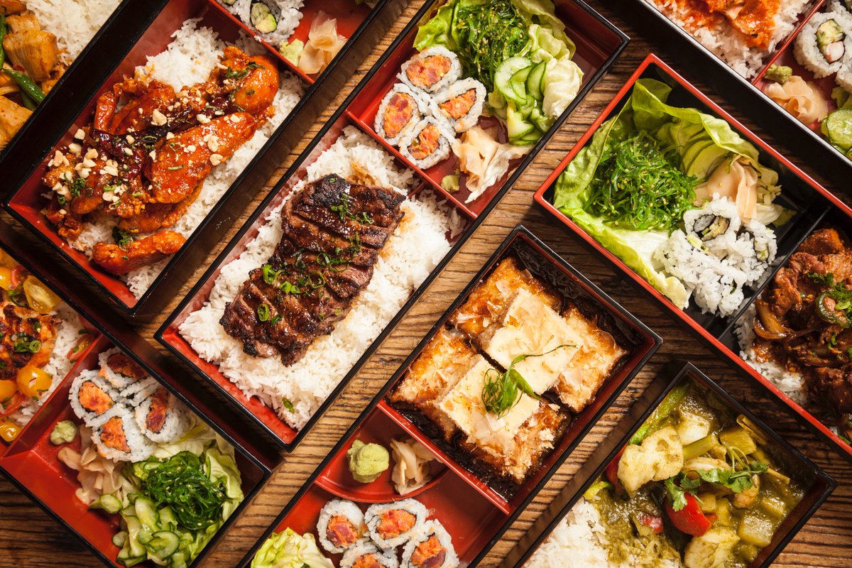 What's your go to Bento Box? Panang Chicken.. Grilled Steak.. Vegetable Curry.. Seoul Wings