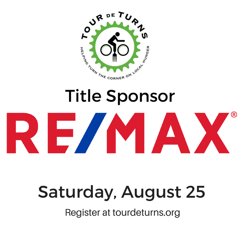 TourDeTurns's tweet photo. We are delighted to welcome @remax as the 2018 @TourDeTurns Title Sponsor! Thank you Remax! Tour de Turns is Saturday, August 25 - register today! https://t.co/mcKzqxpkzu https://t.co/YRc2xvKxon https://t.co/2UmzBlL4ir