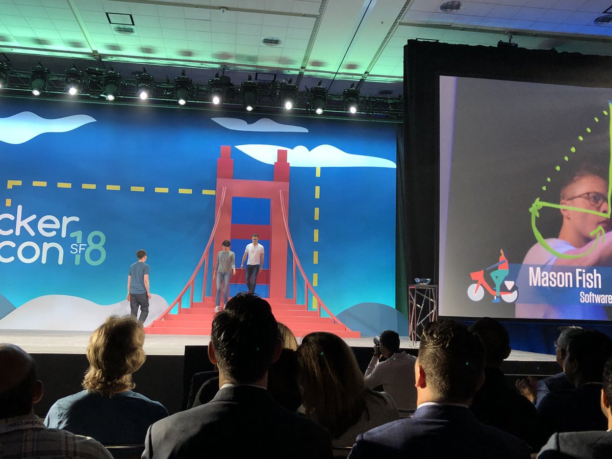 JacqLum's tweet photo. “The container you seek is in another container” The fortune from their fortune cookie 🥠 demo god sacrifice! @lilybguo @m_e_fish #meta #containermeta @DockerCon #DockerCon #justacoupleclicks to be a @Docker expert! https://t.co/GKsjfey0xx