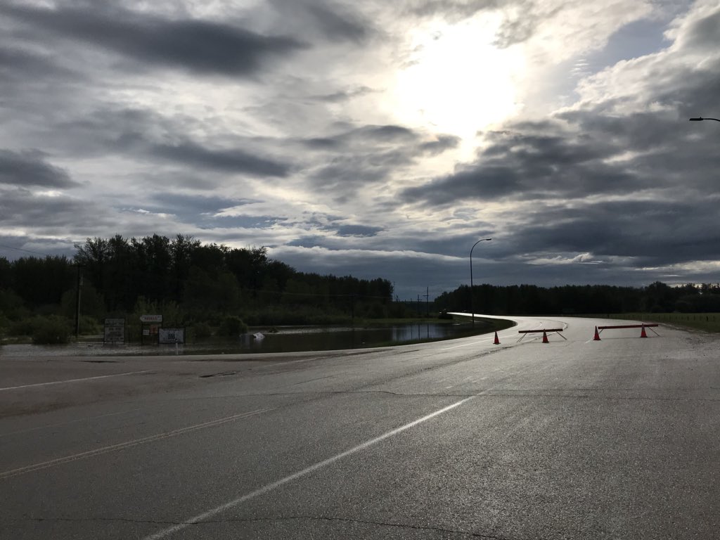 Update June 13th --- If you are heading West to High Prairie please be aware that there are multiple road closures in Big Lakes County. One near Kinuso and Swan River, and the other by Driftpile. According to Alberta 511 some delays  are expected to be as long as 6 hrs