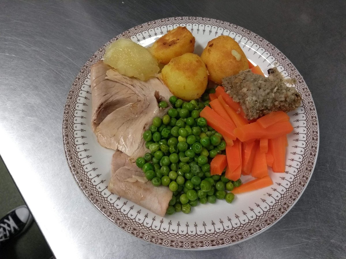 ChristChurchHG1's tweet photo. Our Link Lunch diners enjoyed roast pork and trifle today. All prepared by our dedicated team of #volunteers. A big thank you to all involved. #Fellowship @ChristChurchHG1 #Harrogate https://t.co/gNnq6Optfn