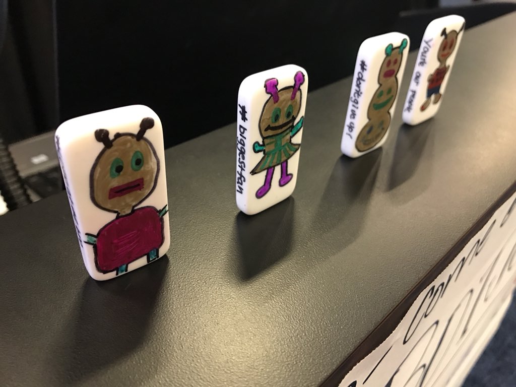 finchgirl10's tweet photo. Hey #tasspsw18 leaders! We are in Principals Playground now to preview #joybots but join us at 1 pm in 19 B!! #botjoy @garyhirsch they love it! #stealthisidea @TASSP1 @KimAxtell @EnnisISD https://t.co/LI0dEsqZpr