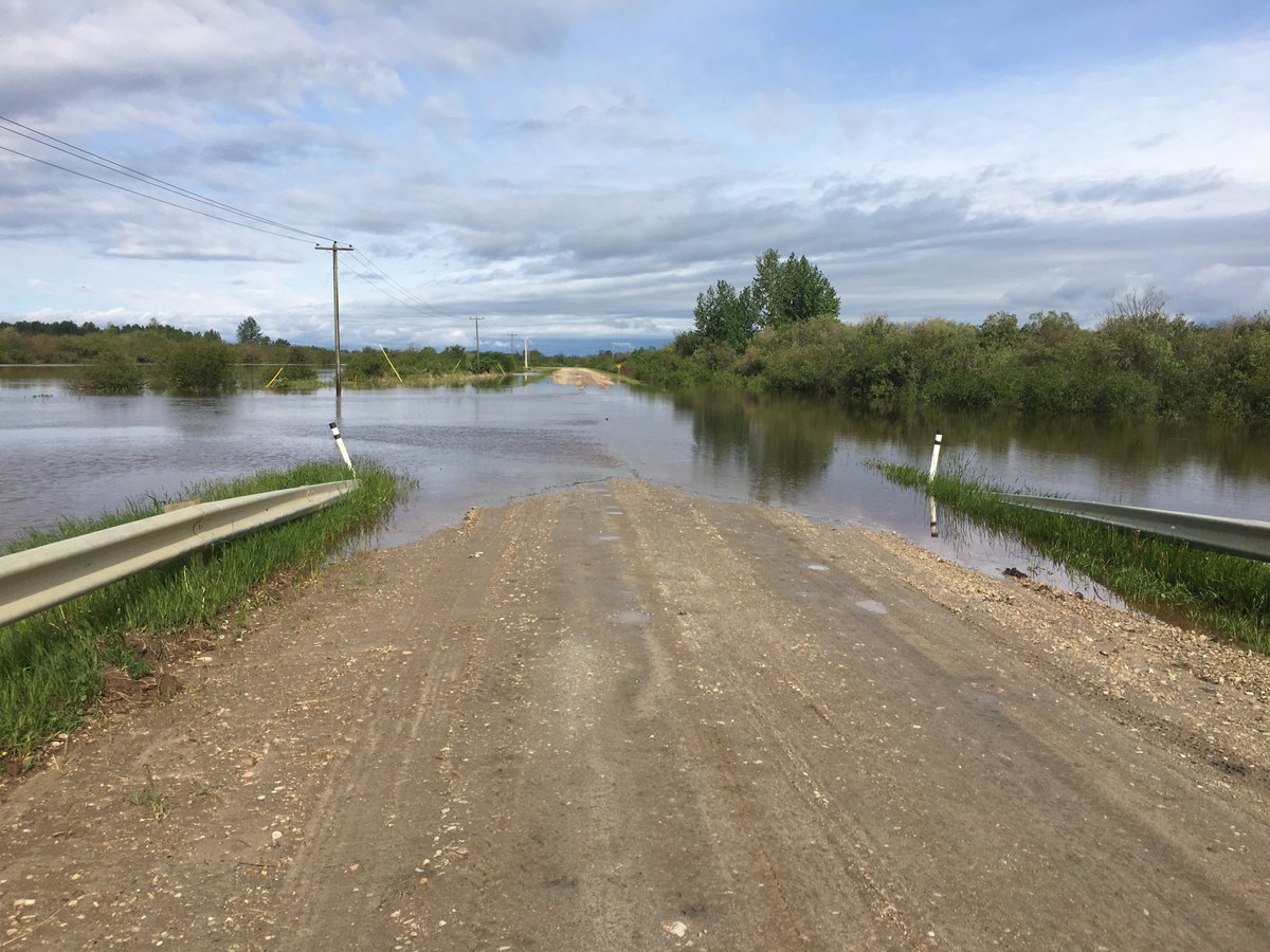 UPDATE WED. JUNE 13 AT 10:15 A.M.: Please be advised that the State of Local Emergency continues to remain in effect; update will occur at 12:00pm. Residents are advised to stay out of flooded areas. Muskeg Rd is closed off due to wash out. Full details at mdlsr.ca