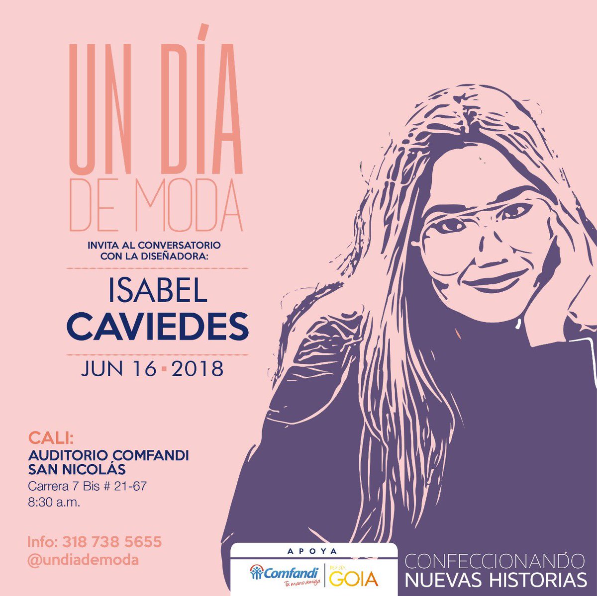 UnDiadeModa's tweet photo. Empezamos con nuestra series de conversatorios 2018 ven y haz parte de las historias que se confeccionan en El Valle del Cauca #moda #valledelcauca #conversatorio #undiademoda https://t.co/BEOgsfKRcJ