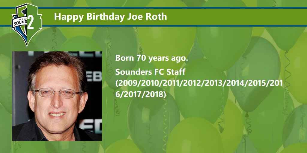 Happy Birthday Joe Roth 