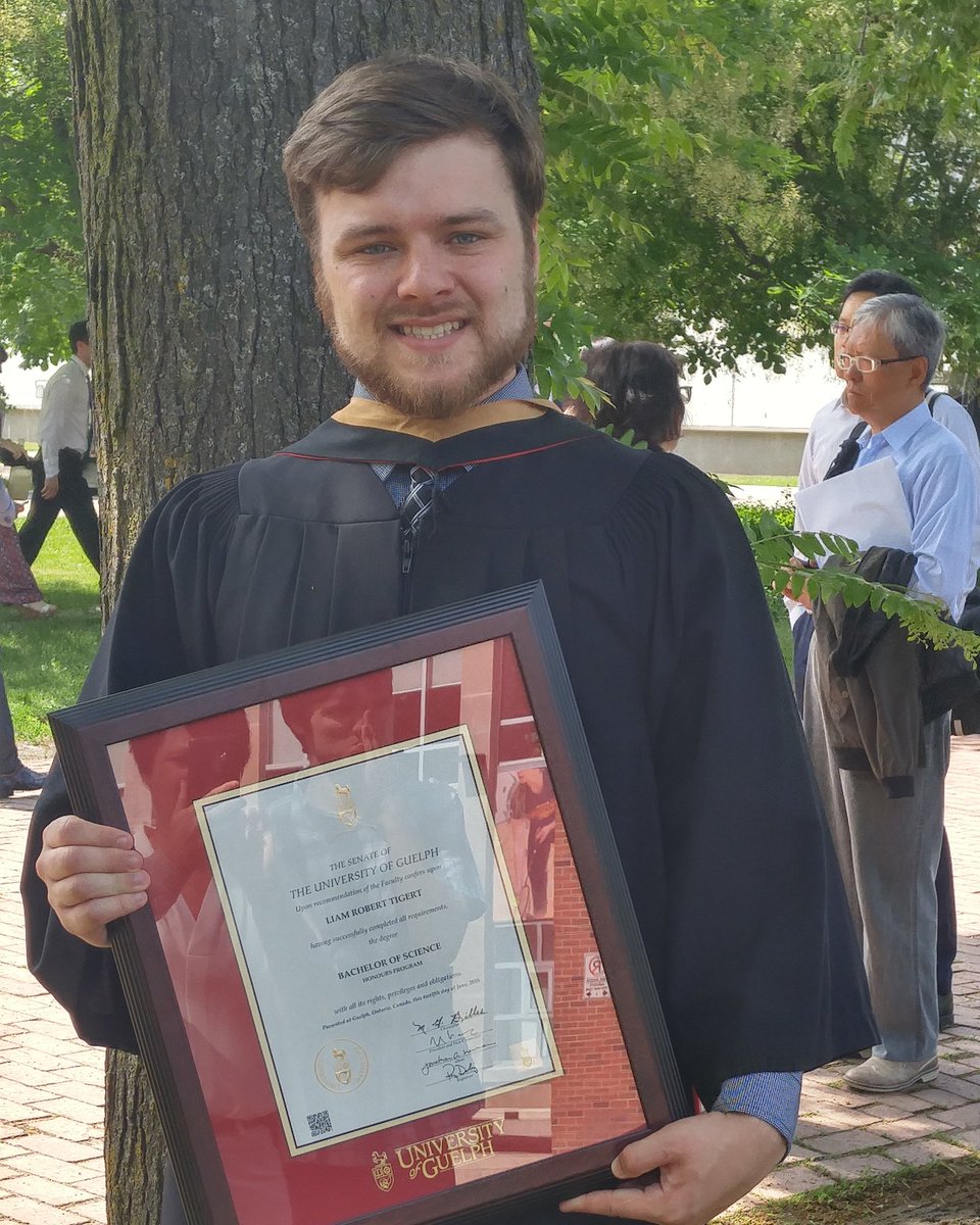 We are so proud of you! Congratulations Liam! #guelphgrad