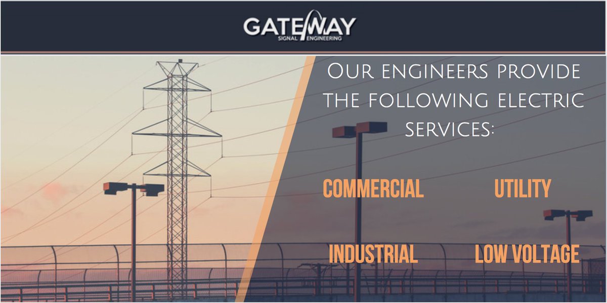 GatewaySignal's tweet photo. We hold the skills and equipment to cover all of your electrical installation and service needs across a multitude of industries. Visit our website to learn more in depth about the electric services we offer! https://t.co/lQmKHzIycn #engineering #railroad https://t.co/hNffi6ycDN