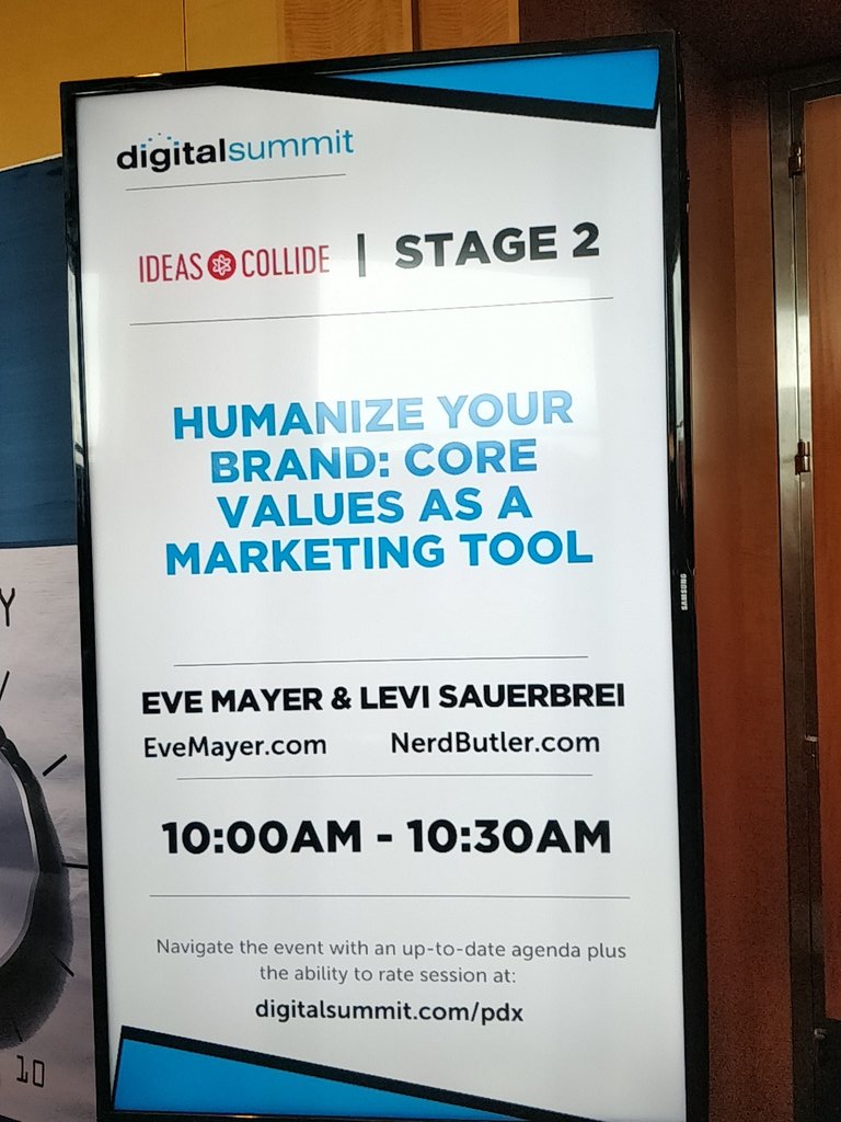 EveMayerMedia's tweet image. Free beer stage 2 at 10am! Ok, I lied but come anyway cuz I hear these speakers are quite brilliant and good looking! #dspdx