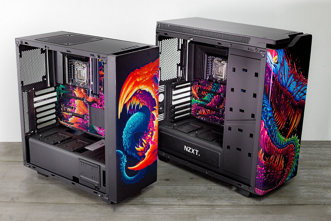 Наклейка на системный блок. NZXT h440 Hyper Beast. NZXT n7 z690. NZXT n7 z490. Компьютерный корпус NZXT h440 Hyper Beast Black.