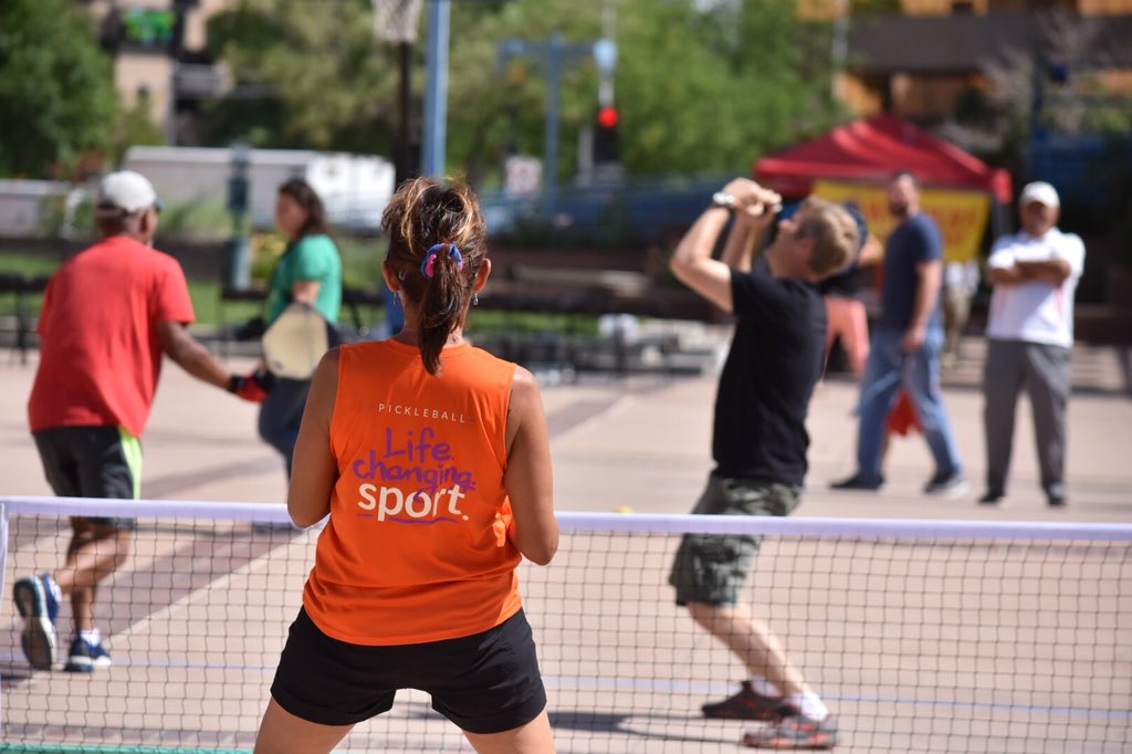 ABQCityCouncil's tweet photo. Today is the Year Out Celebration for 2019 National Senior Games to be held in #ABQ. Councilor @_Brad_Winter helped kicked off today’s event that will be on Civic Plaza to 3pm, come and learn more about the games! https://t.co/WHiUqLmGmV