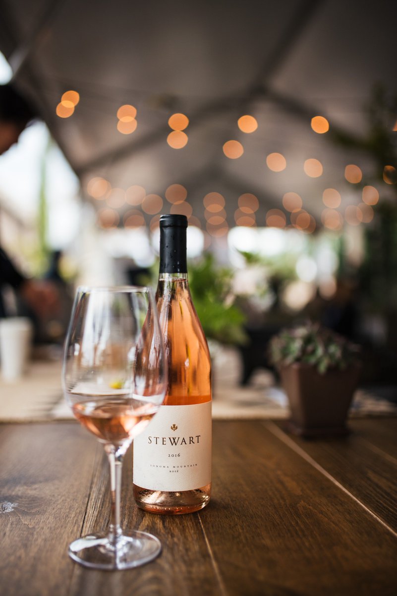The <a href="/StewartCellars/">Stewart Cellars</a> Sonoma Mountain Rosé is the perfect summer wine! It has hints of peaches, watermelons and strawberries! What more could you ask for? #roseallday #roseseason #winewednesday
