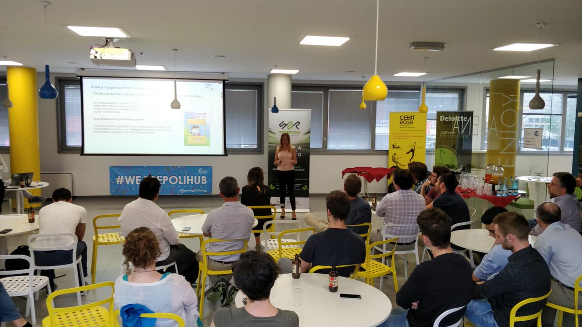 PoliHub's tweet image. #UpDate Tre nuovi servizi per lo #StartupToolkit. Francesca Bartolino di @CrowdfundmeIT presenta #ExpertCorner, il nuovo servizio di consulenza che spiega alle startup i vantaggi del crowdfunding