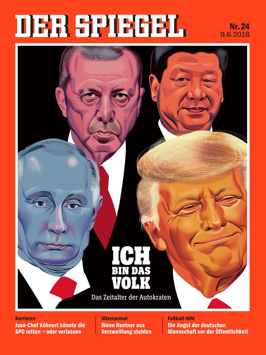 Our new @DerSPIEGEL cover story now in English: “Rise of the Autocrats: Liberal Democracy Is Under Attack” spon.de/affDH via @SPIEGELONLINE