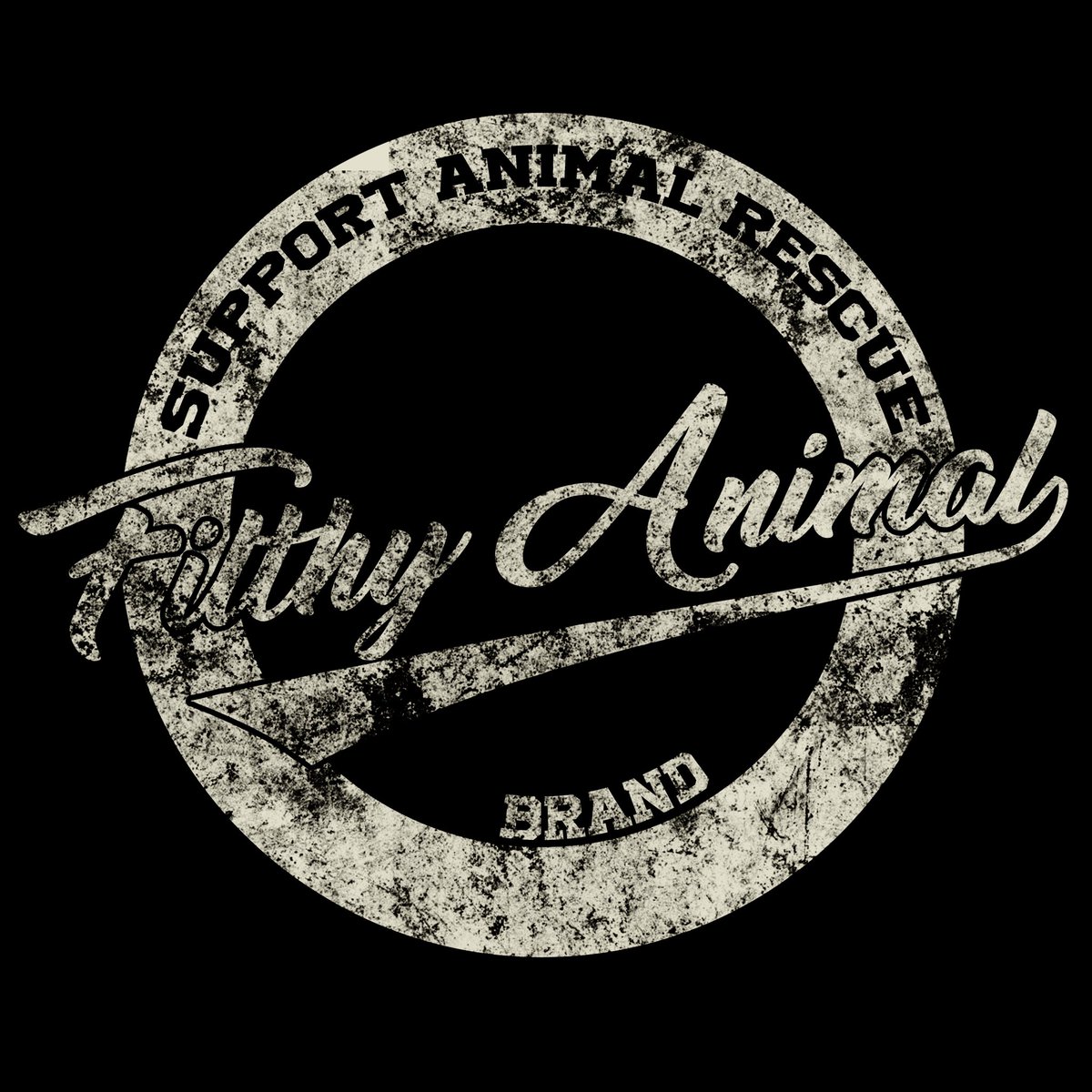 Vintage 3 design! #SupportAnimalRescue 
FilthyAnimalClothingCompany.com