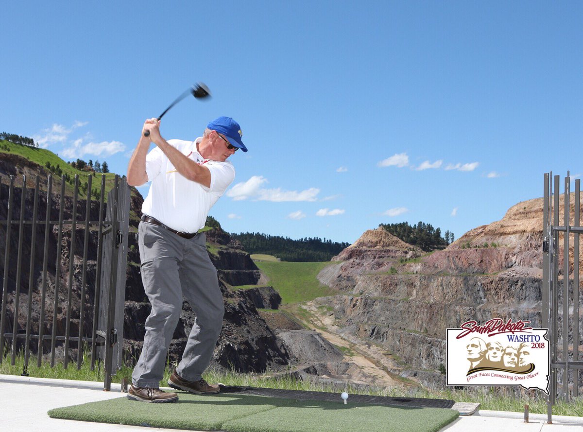 HuronAreaEng's tweet photo. @AberdeenRegEng Looking for a hole in one! #WASHTO2018 @SanfordLab https://t.co/azRxdtrDdi