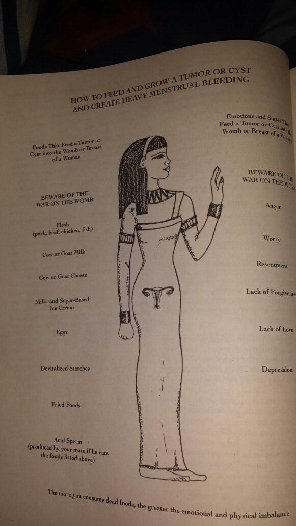 TheLivingHeru's tweet image. Things that harm a woman's body.