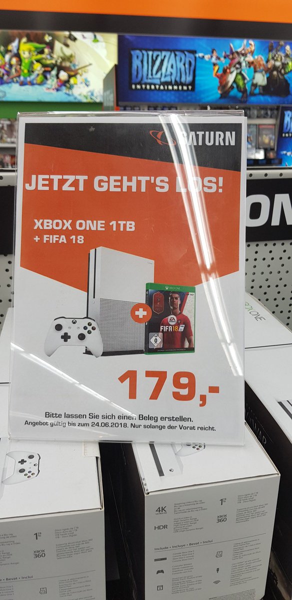 cycloop's tweet photo. @xboxdynasty @chillmo #XboxOne #schnäppchen #XboxDeal #xbox
Saturn Hamburg Hauptbahnhof
Super Preis👍👍 https://t.co/agRqBYJxip