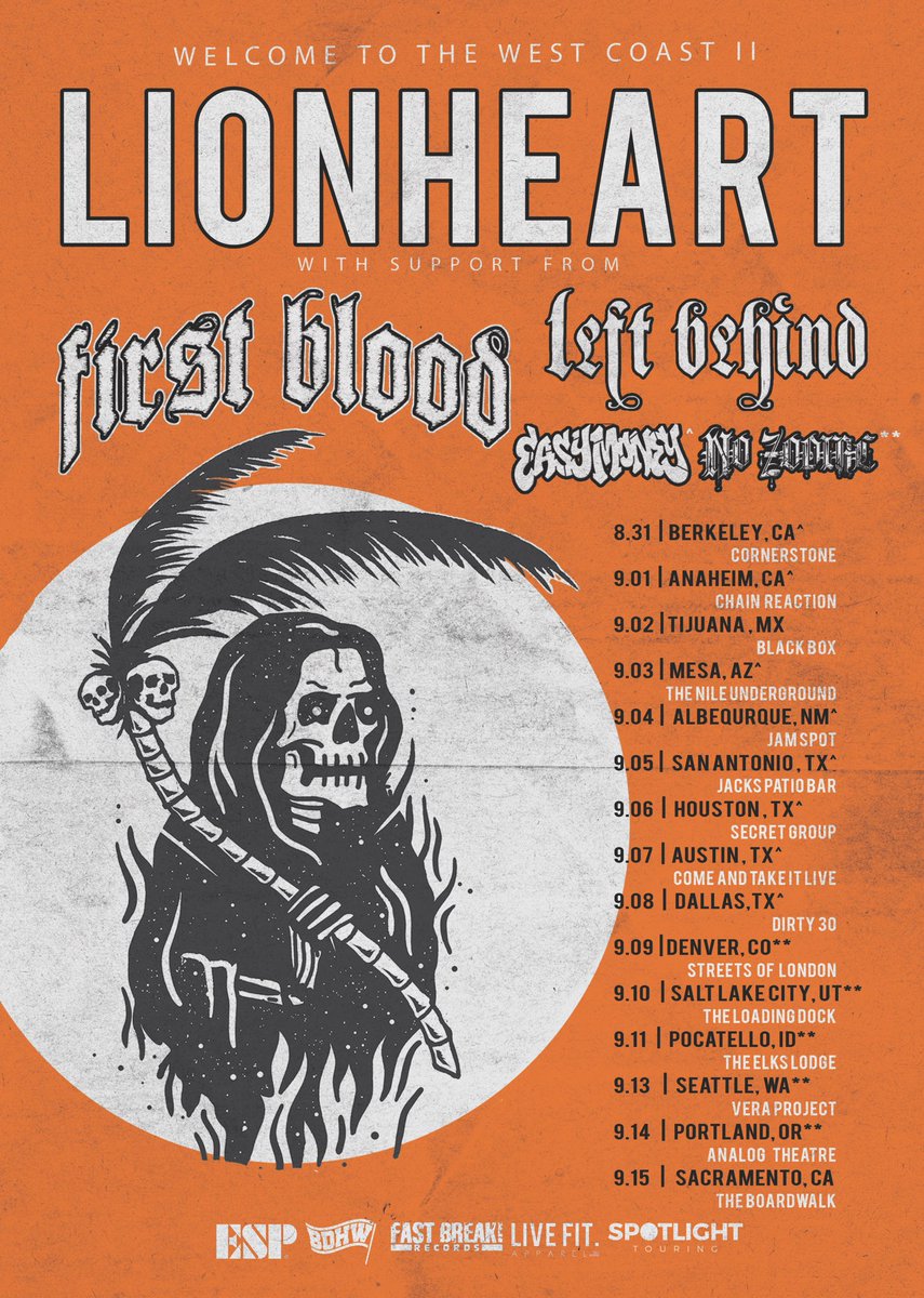 On tour w/ Dylon, Dylon, Dylon, and Dylon.