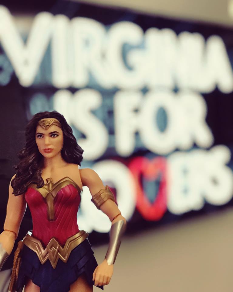 VAFilmOffice's tweet photo. Time for a big #WCWednesday announcement: it's official, 'Wonder Woman 1984' is filming in @AlexandriaVA! We're just a little bit excited and have the fan art to prove it 😆https://t.co/TWMOl3bd5E #filmvirginia #WW84 https://t.co/t9d7XPrDeG