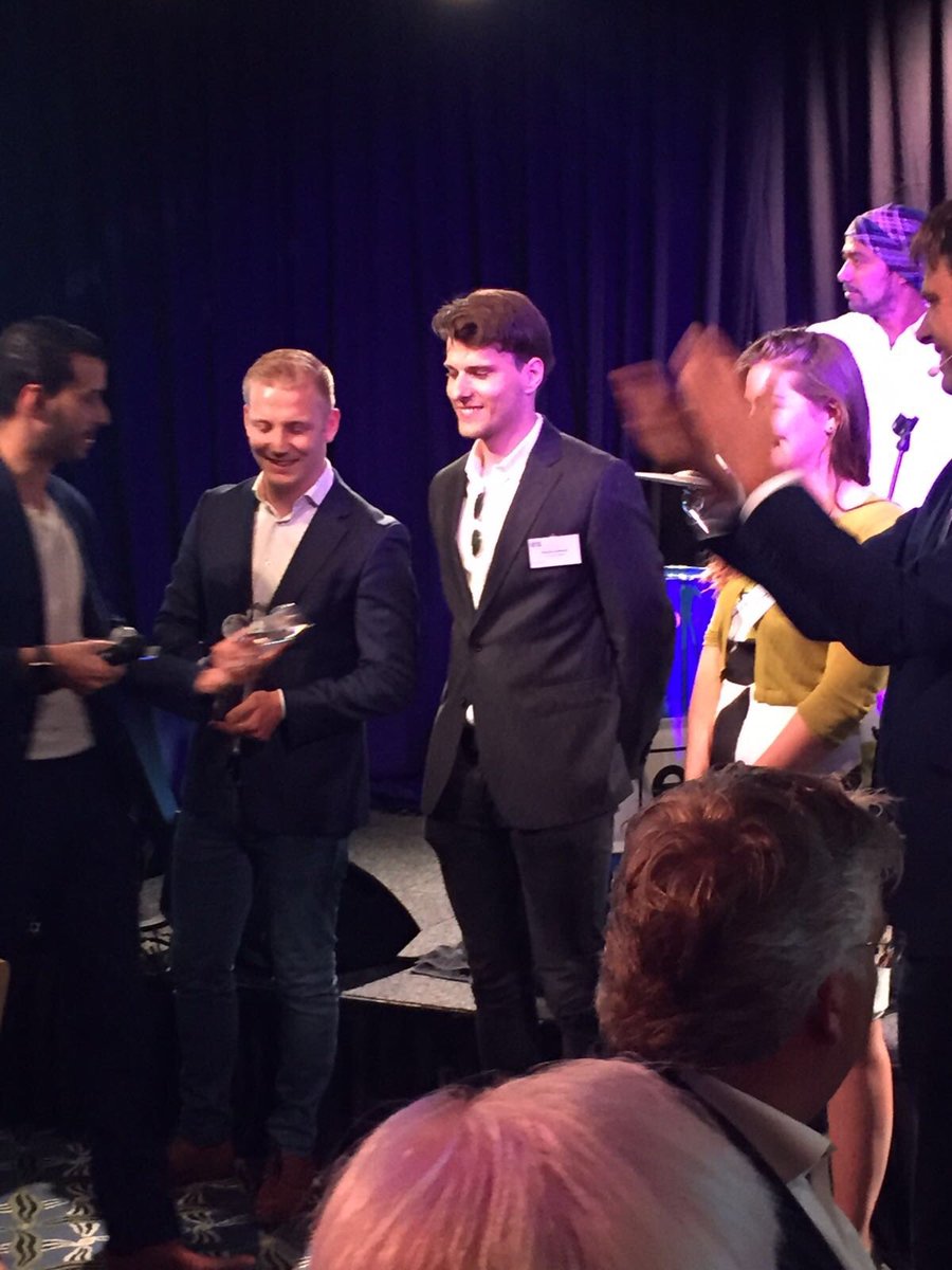 BTG_org's tweet photo. Winnaar van de BTG Award voor Young Professional Gebruikers 2018 is.... Tom van Kooten van ProRail! #btgevent https://t.co/9o0TMMPtAT