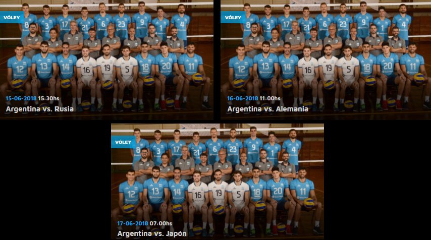 TyCSportsPlay's tweet photo. 👉El próximo fin de semana mirá en TyC Sports Play la Nations League de Vóley Masculino en [EN VIVO] 🏐
15/6→15.00 Argentina vs. Rusia: https://t.co/SAYpxWx160 
16/6→11.00 Argentina vs. Alemania: https://t.co/NtmeOhqimq 
17/6→07.00 Argentina vs. Japón: https://t.co/CjZ05Lcu0O https://t.co/c49vkLVzxl