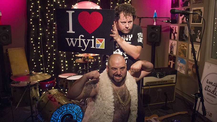 We had a blast recording with <a href="/broobromusic/">Brother O Brother</a> in the #SmallStudio today! Stay tuned for their session release coming later this summer at wfyi.org/smallstudio