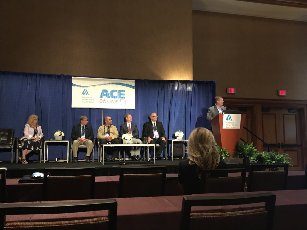 barbmartinAWWA's tweet photo. @H2OShea presenting at the Voice of the Customer session at #AWWAACE. He’s back this afternoon to talk Partnership for Clean Water, too! @AWWAACE #optimization #partnershipforcleanwater https://t.co/LjLRR09CU2