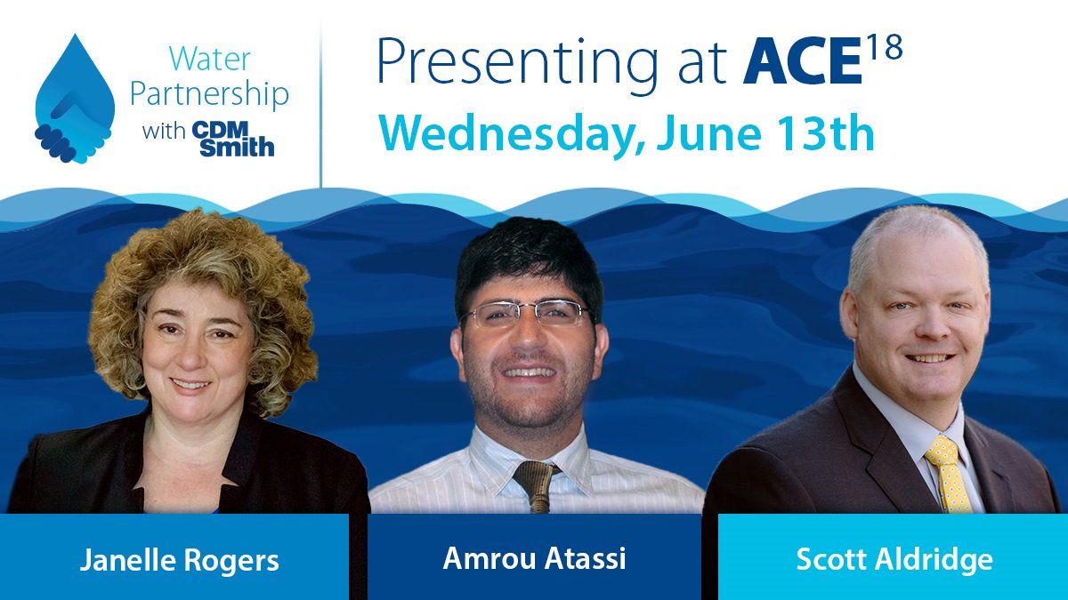 CDMSmith's tweet photo. Plan your conference day the right way. Check out these #CDMSmith presenters from 2-4:30pm #AWWAACE https://t.co/OdRqsFBIxU https://t.co/v85yplFG7C