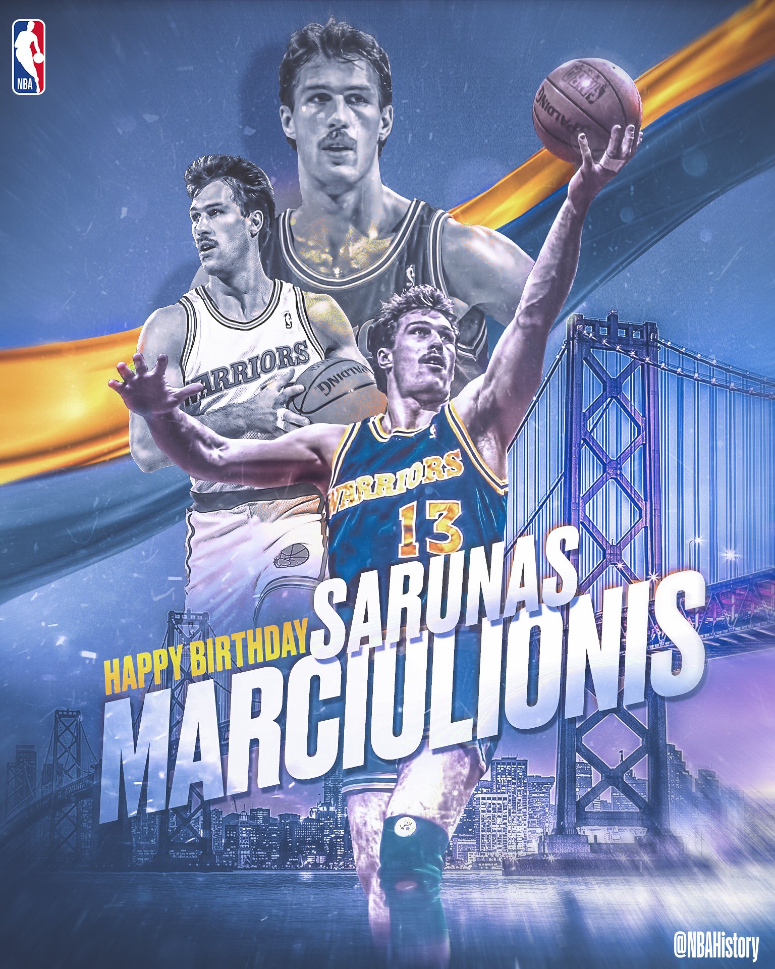 Happy 54th Birthday to Lithuanian legend and Hall of Famer, Sarunas Marciulionis! 