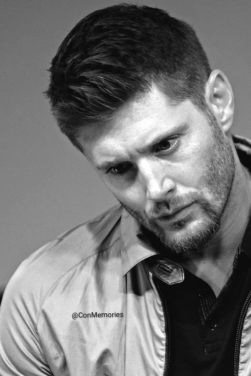 having a B&W phase, hope you don't mind... #JensenAckles