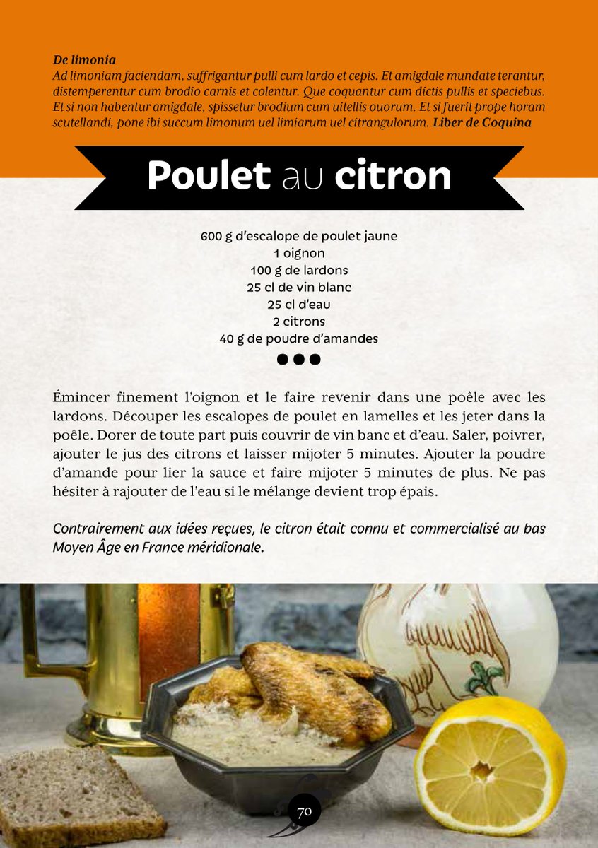 Work in progress. Parution début juillet de mon dernier livre de cuisine médiévale. 
Possibilité de le pré-commander sur le site de l'éditeur : editionlamuse.fr