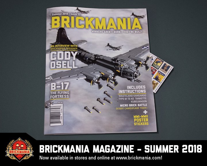 brickmaniatoys's tweet image. The latest issue is out now! Brickmania Magazine Issue #22 Summer 2018 – Pick up a copy now, or subscribe to receive a full year&apos;s worth sent automatically: ow.ly/nvC050hGz2j