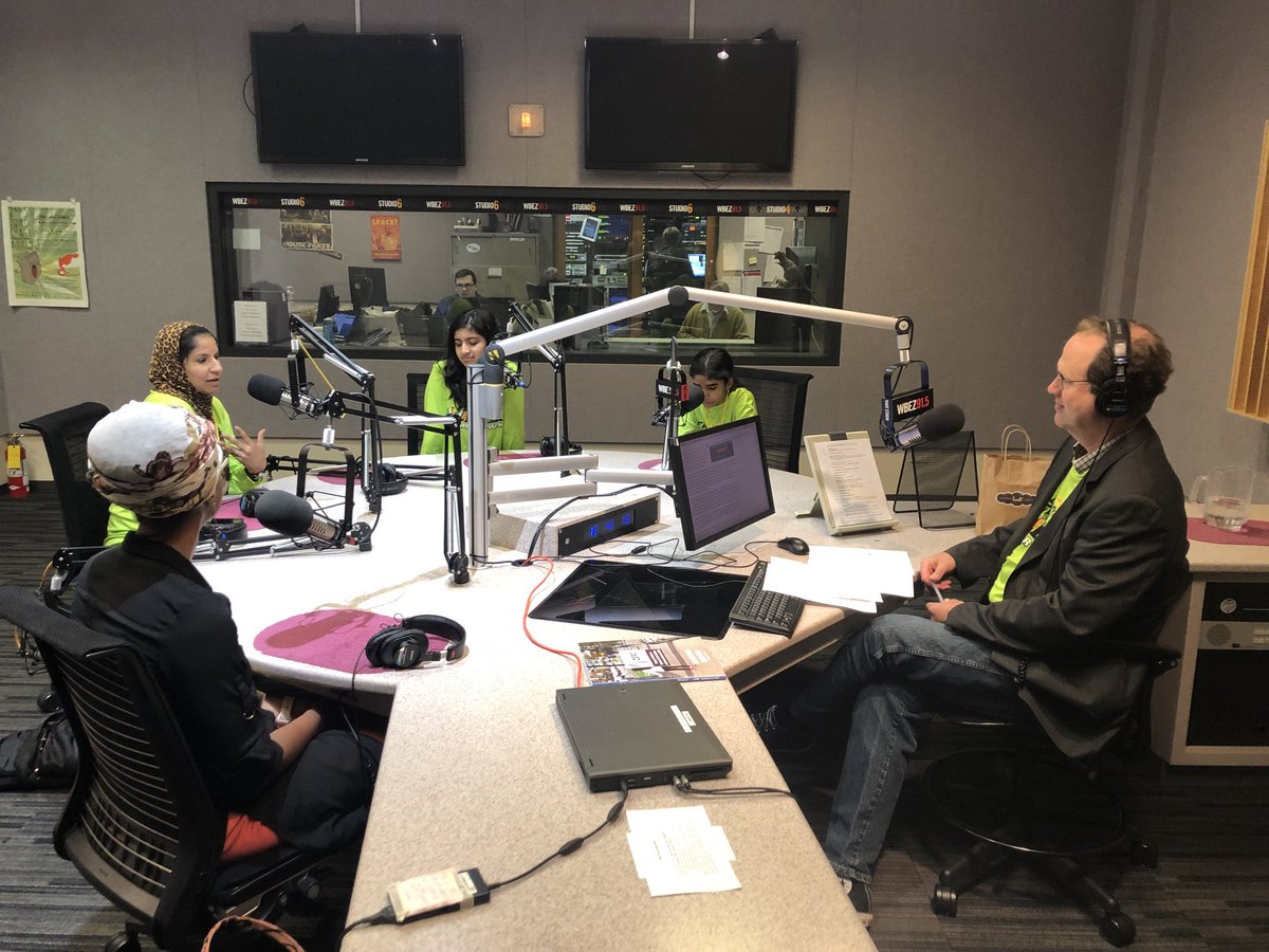 RadioWorldview's tweet photo. “Running with friends and family and knowing that it’s going to a good cause, knowing you’re helping people going through times, it’s really rewarding,” says Rayaan Quadri. We’re discussing the @Fasting5K, live on @WBEZ. https://t.co/R5qj66zVT9