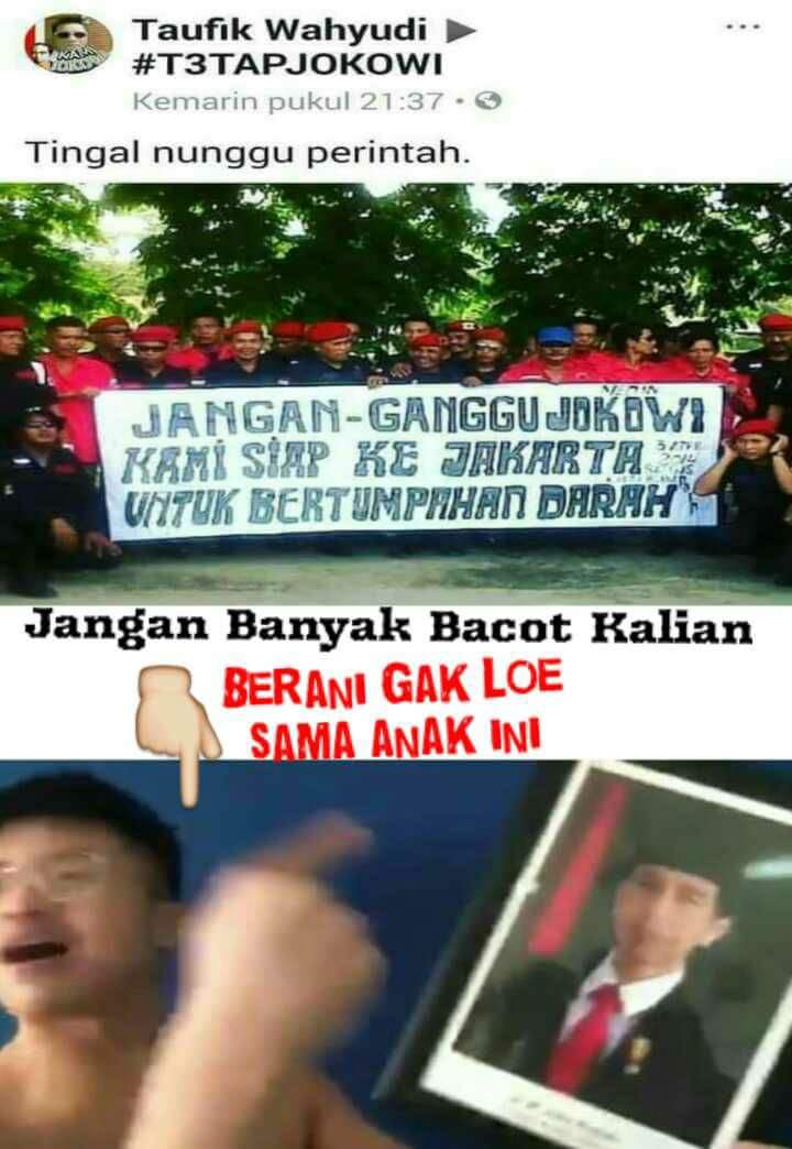Rounald3's tweet photo. Wkwkwk.... Cemen lo.. @niluhdjelantik @permadiaktivis @rockygerung @fadlizon @RCyberProjo @TsamaraDKI @aniesbaswedan @ustadtengkuzul @AherRI1 https://t.co/q4hhlbSXnk